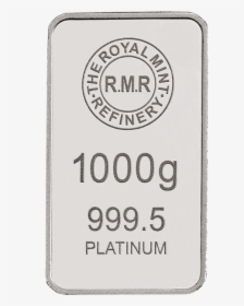 1 Kg Platinum Bar Minted    Src Https - 1kg Platinum Bar Price, HD Png Download, Transparent PNG